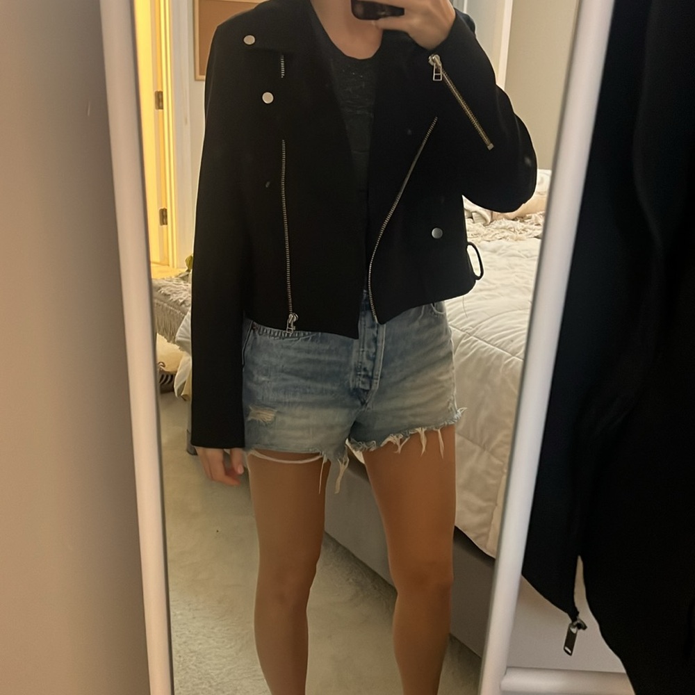 Aritzia Suede Cropped Jacket - image 5